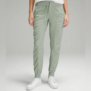 Lululemon Dance Studio joggers, green, size 12